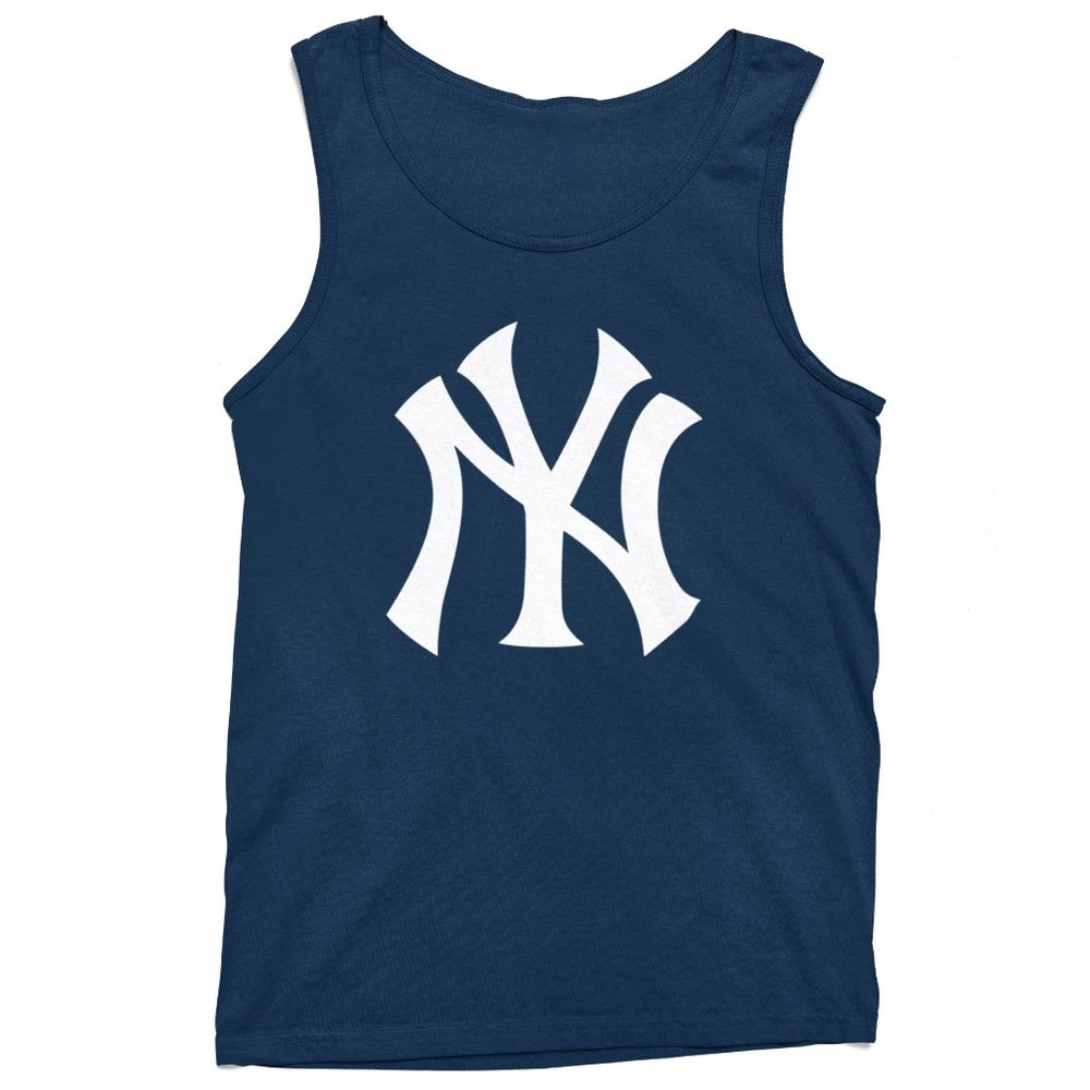 NEW York Yankees NY Monogram Logo Tank Top NAVY